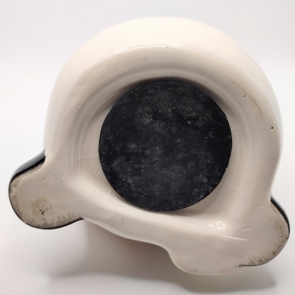 Halloween Ghost Penny Coin Bank 'BOO' Pumpkin Money Ceramic Broom Dollar Bill - Picture 5 of 7